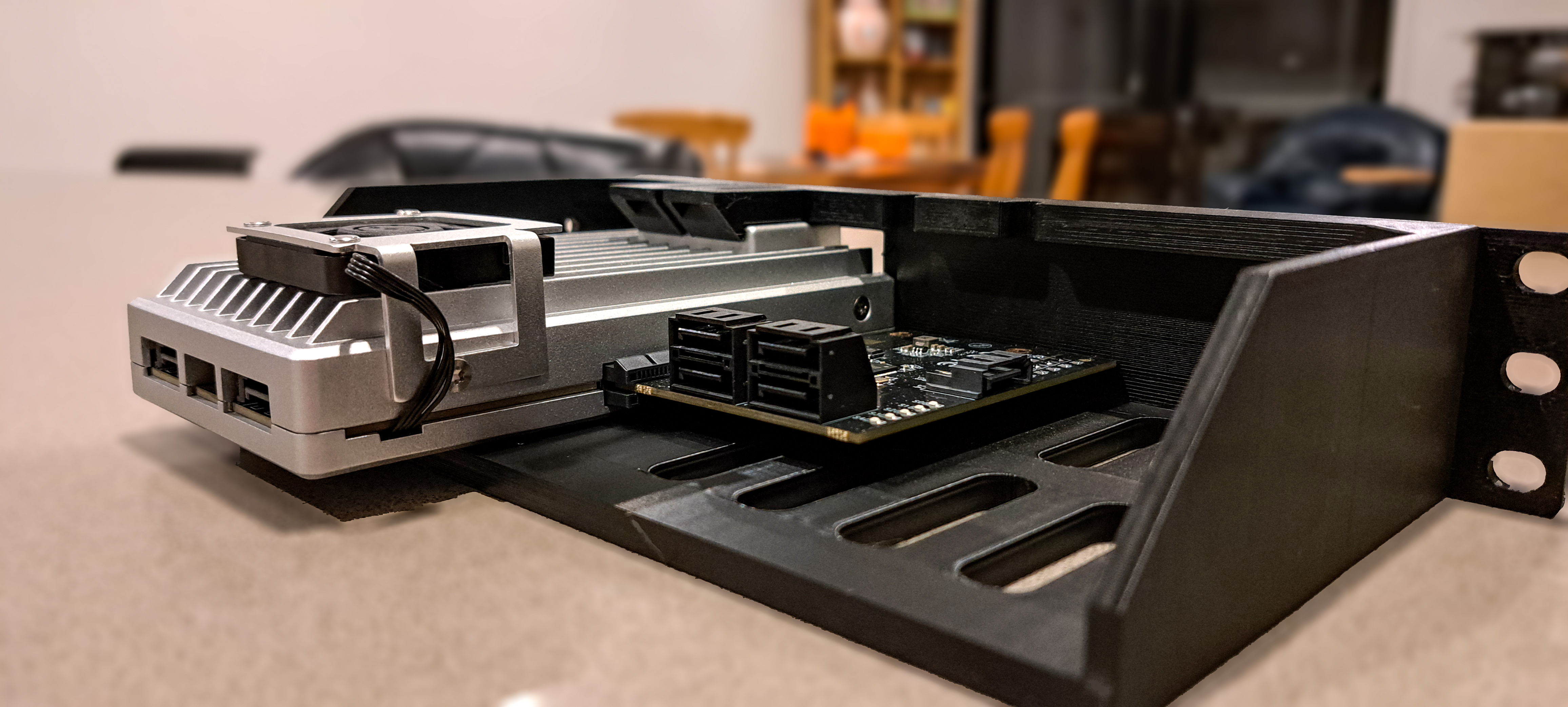 ZimaBoard panel for the main homelab server