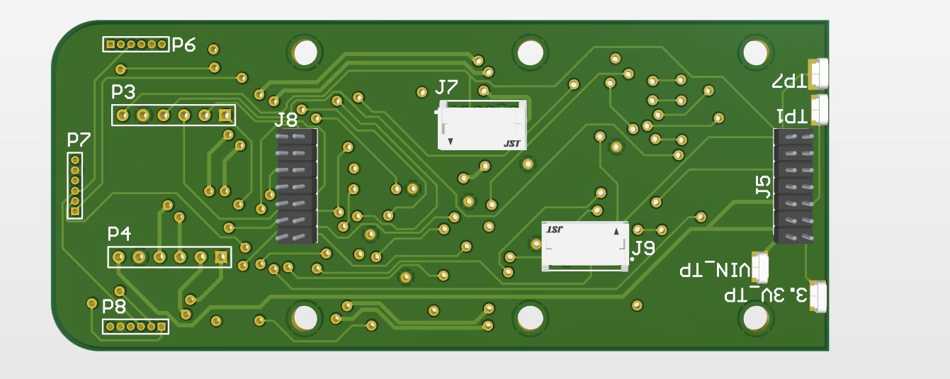 Cropped schematic view showing the final micromouse sensor, power, and motor control connections